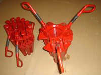 rotary pipe slips, safety clamps, rotary table bushings